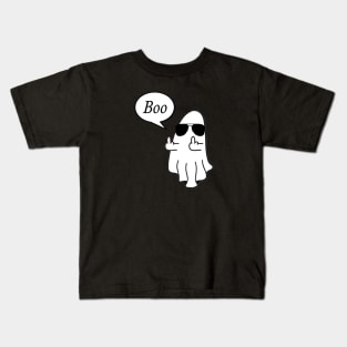 Ghost Middle Finger Kids T-Shirt